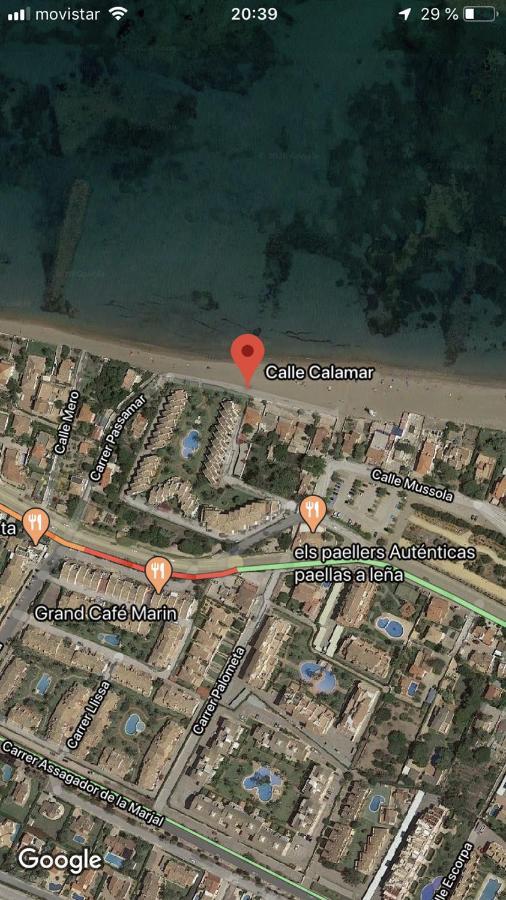 Primera Linea De Playa Julio Y Agosto Min 7 Dias De Lunes A Lunes Denia Exterior foto